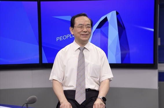 中國人民大學法學院教授、博士生導師楊建順。人民網(wǎng)記者 王曉嘯攝