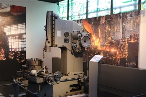 天水工業(yè)博物館內(nèi)景。新華社記者 馬莎 攝