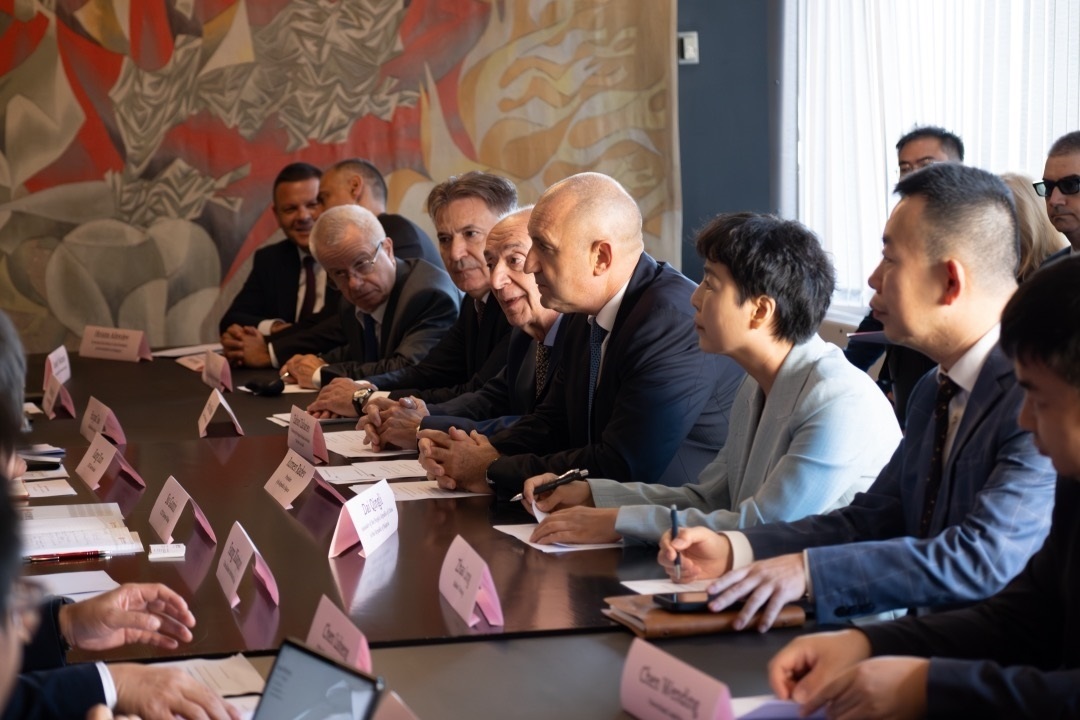 會(huì)議現(xiàn)場(chǎng)。中國(guó)駐保加利亞大使館供圖。