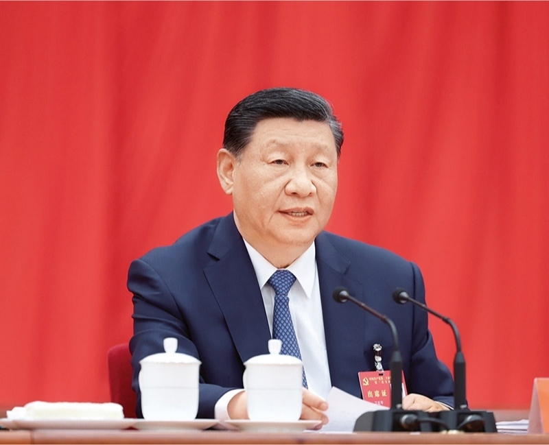 中國共產(chǎn)黨第二十屆中央委員會第三次全體會議，于2024年7月15日至18日在北京舉行。中央委員會總書記習(xí)近平作重要講話。 新華社記者 鞠鵬/攝