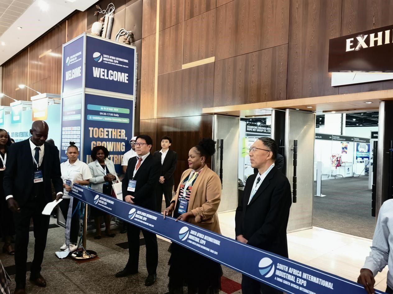 19日，第三屆南非國(guó)際工業(yè)展暨中國(guó)（南非）國(guó)際貿(mào)易展覽會(huì)在約翰內(nèi)斯堡桑頓會(huì)議中心盛大開(kāi)幕。主辦方供圖