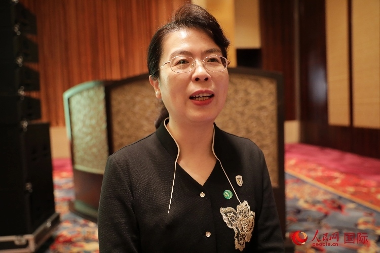 北京外國語大學亞洲學院院長、中國馬來研究中心主任蘇瑩瑩教授接受人民網(wǎng)采訪。人民網(wǎng) 王婧攝