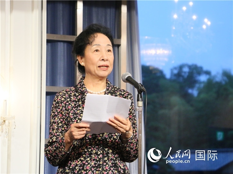 中國商務(wù)部原部長助理郭莉致辭。人民網(wǎng) 許可攝