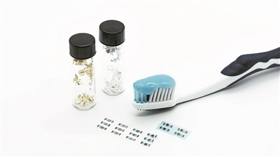  一種基于酞菁銅的晶體管研發(fā)成功。圖片來源：美國趣味工程網(wǎng)站