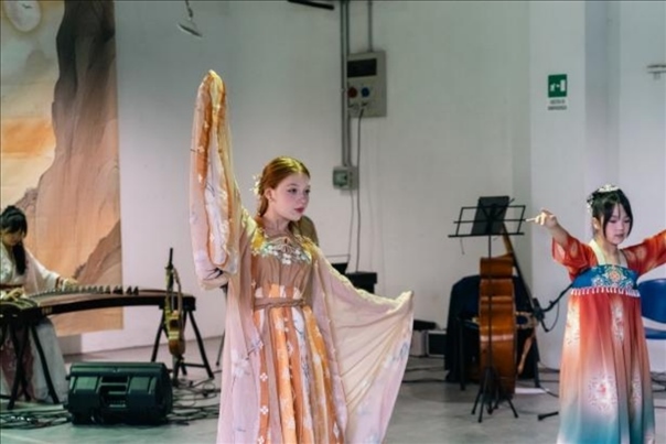 交流活動現(xiàn)場。 中國駐意大利使館供圖