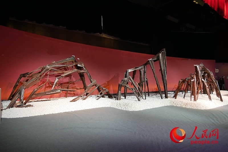 《鑄魂五岳》。人民網(wǎng)記者 韋衍行攝