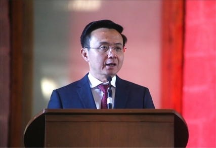 張潤致辭。主辦方供圖