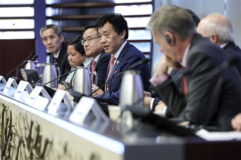 來(lái)自聯(lián)合國(guó)糧農(nóng)機(jī)構(gòu)及各國(guó)代表與會(huì)并發(fā)言。主辦方供圖