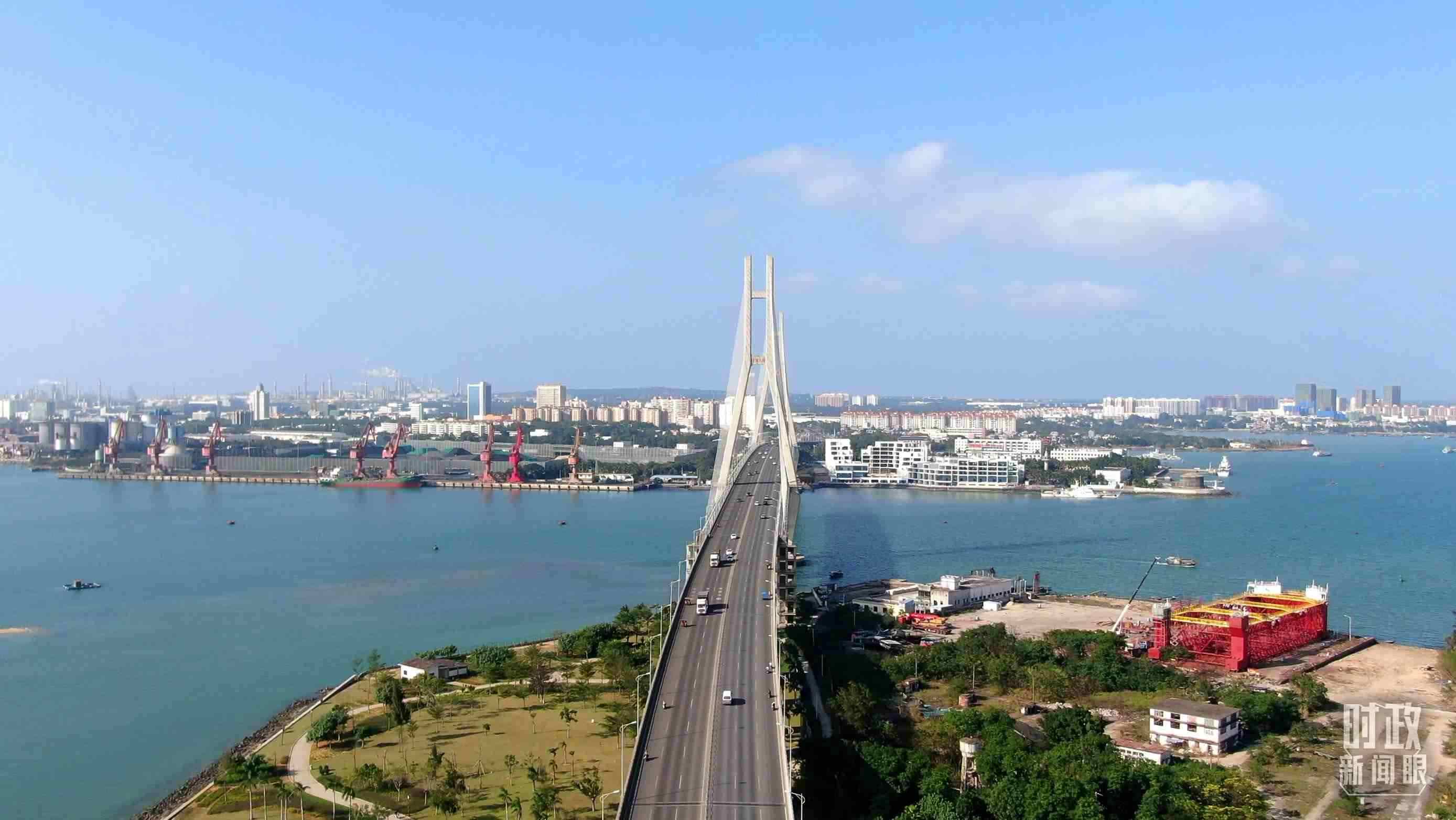 海南洋浦經(jīng)濟開發(fā)區(qū)。（總臺記者葉飛提供）