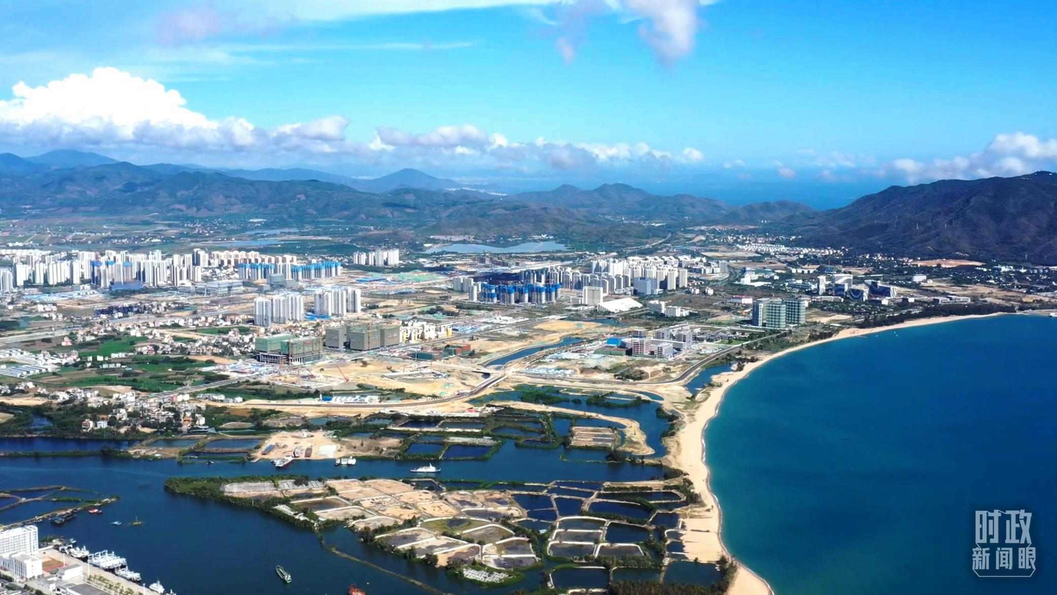 海南崖州灣科技城。（總臺記者張偉克拍攝）