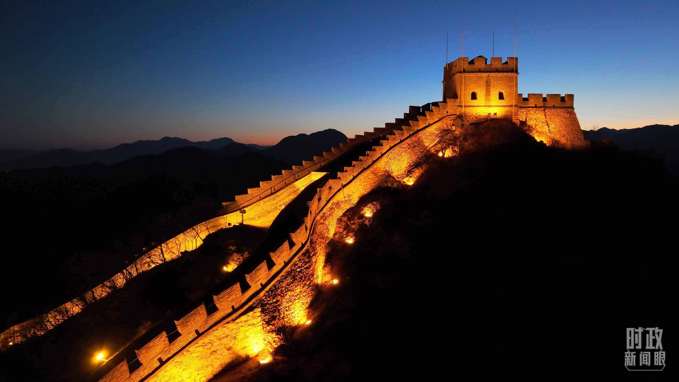 △北京居庸關(guān)長城。（總臺央視記者范凱拍攝）