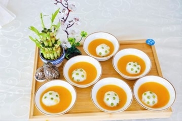 參賽作品“白雪尋蓮”。主辦方供圖