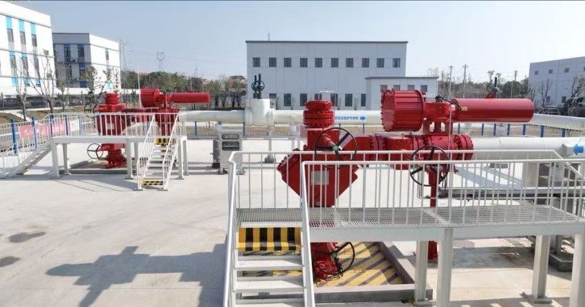 300兆瓦壓氣儲能示范工程鹽穴儲氣庫井場。受訪者供圖