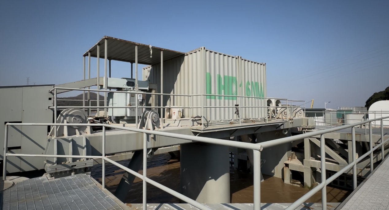 LHD潮流能發(fā)電站。人民網(wǎng)記者 王紹紹攝