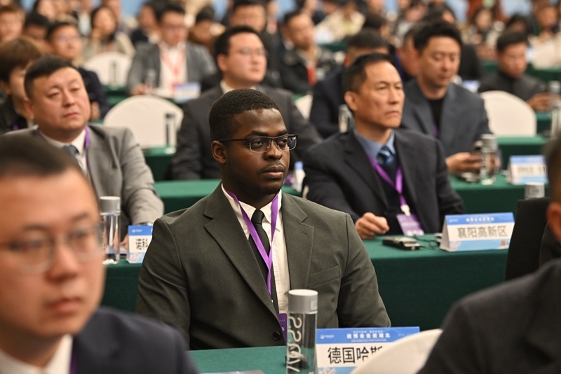 外企代表參加“進(jìn)博會(huì)走進(jìn)湖北”活動(dòng)主題推介會(huì)。人民網(wǎng)記者 翁奇羽攝