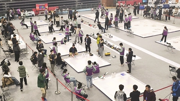 比賽現(xiàn)場(chǎng)。北京建筑大學(xué)供圖