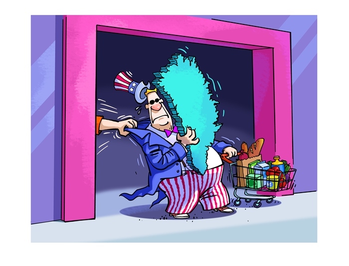 漫畫作者：馬宏亮（人民網(wǎng)版權圖片，未經(jīng)授權請勿轉載。）