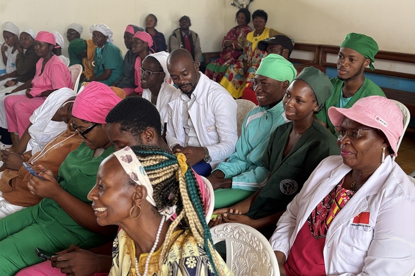 【2】圖為活動現(xiàn)場。中國（山西）第24批援喀麥隆姆巴爾馬尤醫(yī)療隊 供圖