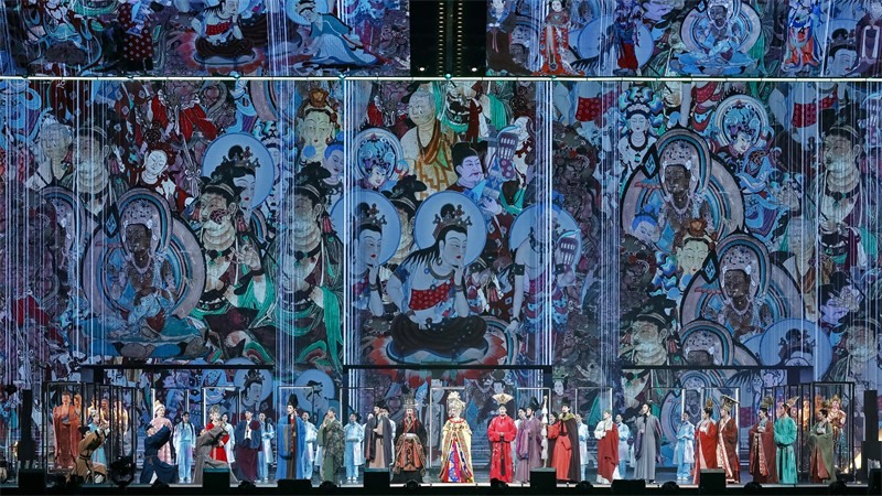 《受到召喚·敦煌》劇照。國話供圖