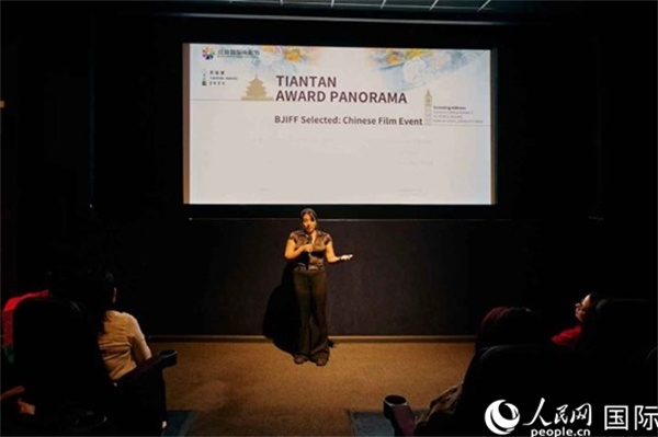 天壇映像全球巡展·倫敦站放映現(xiàn)場(chǎng)。楊浩鵬攝