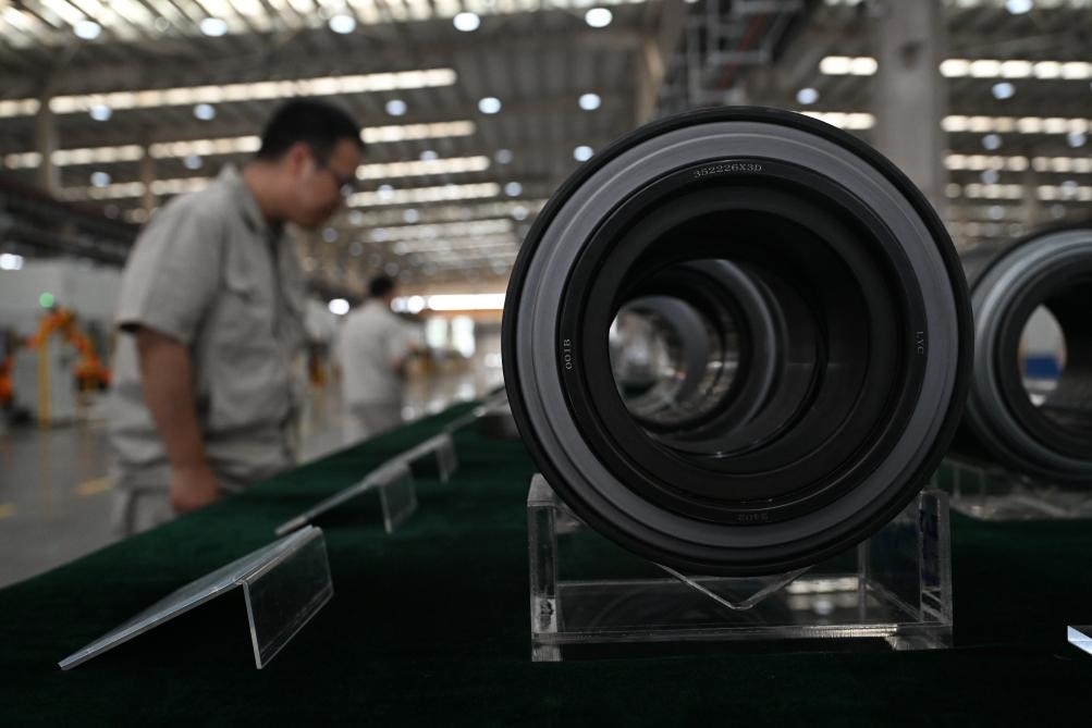 這是洛陽軸承集團股份有限公司生產(chǎn)的軸承產(chǎn)品。新華社記者 李嘉南 攝