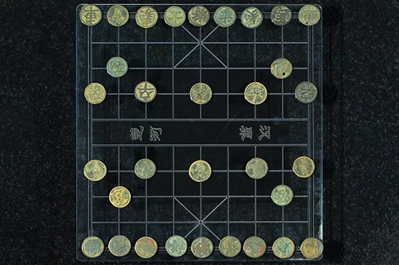 宋代中國銅象棋子。主辦方供圖