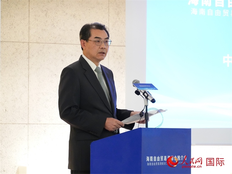 中國駐日本大使吳江浩致辭。人民網(wǎng) 許可攝