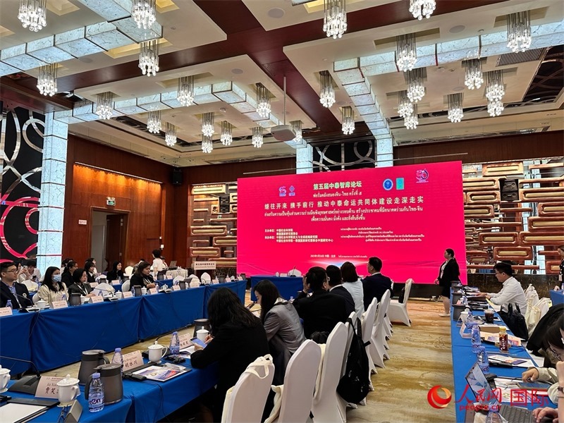 第五屆中泰智庫論壇現(xiàn)場。人民網(wǎng) 孫書宇攝